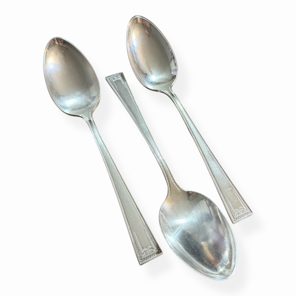 Yourex SilverSeal Lady Helen Pattern Tea Spoons - Set‎ of (3) Vintage